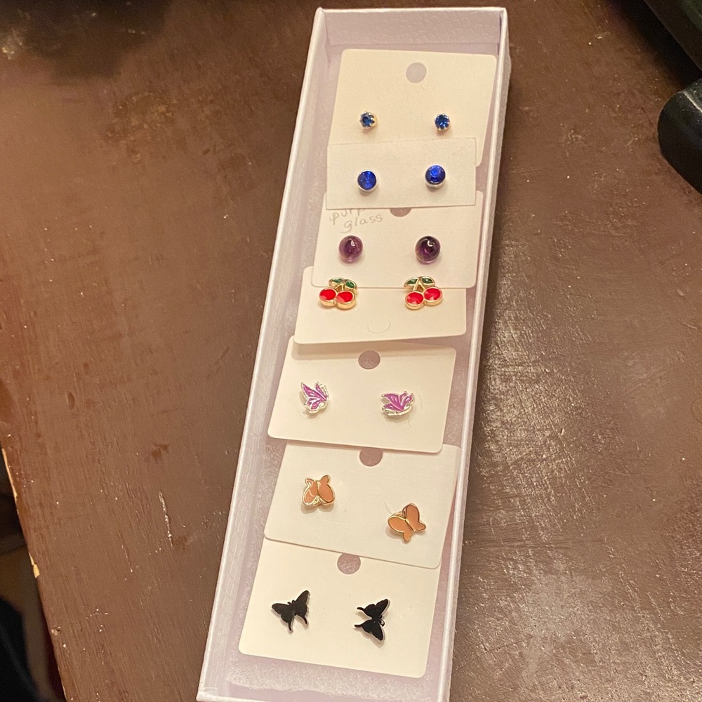 Colourful Earring Set with Various Designs